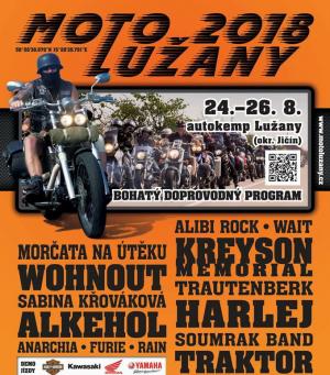 MOTO LUŽANY - 24.-26.8.2018 - autokemp Lužany