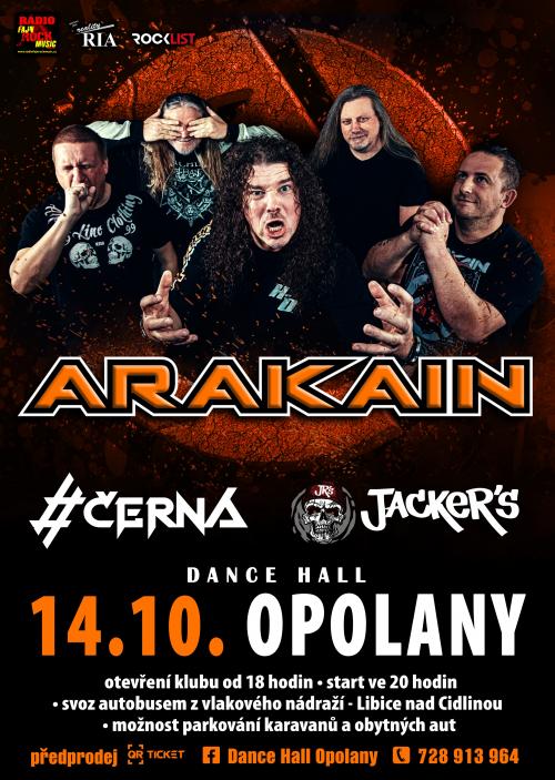 ARAKAIN, ČERNÁ, JACKER´S - 14.10.2023