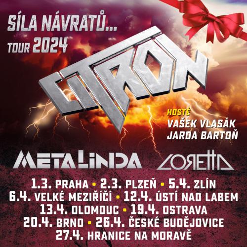 TOUR - CITRON & hosté - od 1.3. do 27.4.2024