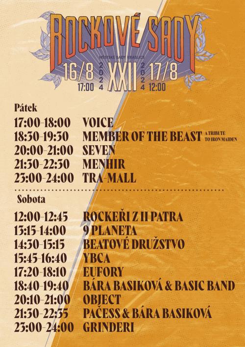 ROCKOVÉ SADY - 16. a 17.8.2024