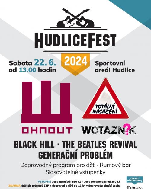 HUDLICE FEST - 22.6.2024