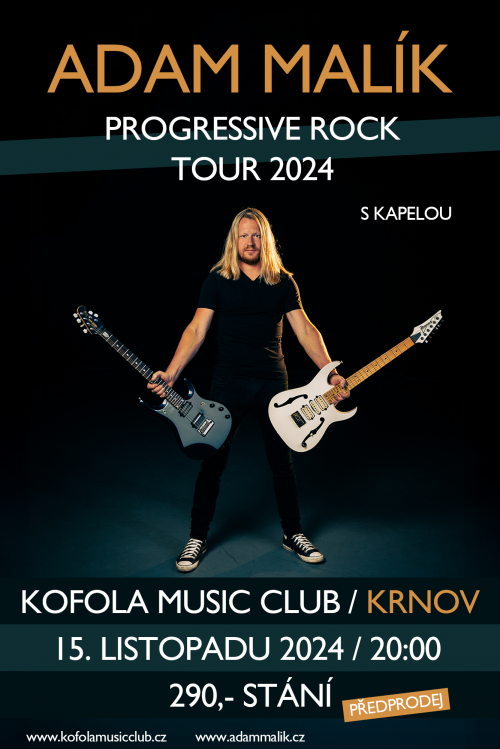 ADAM MALÍK TOUR - 15.11.2024