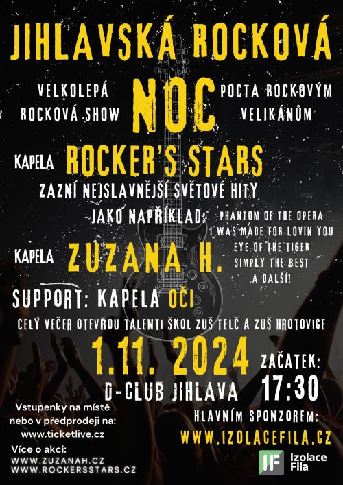 JIHLAVSKÁ ROCKOVÁ NOC - 1.11.2024