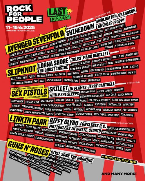 ROCK FOR PEOPLE - 11-14.6.2025