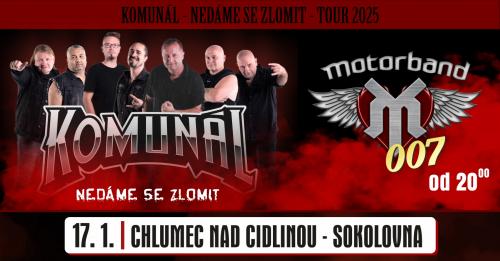 KOMUNÁL & MOTORBAND TOUR - 17.1.2025