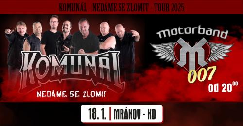 KOMUNÁL & MOTORBAND TOUR - 18.1.2025