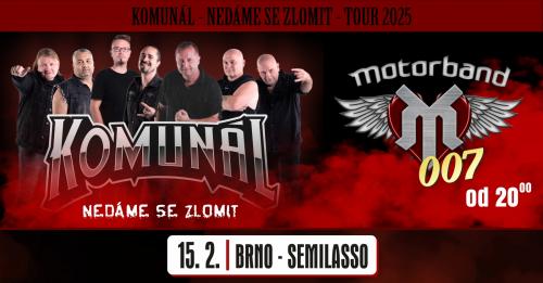 TOUR KOMUNÁL & MOTORBAND - 15.2.2025