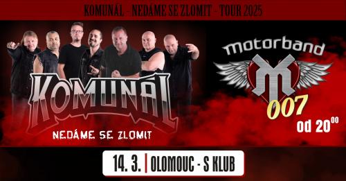 TOUR KOMUNÁL & MOTORBAND - 14.3.2025
