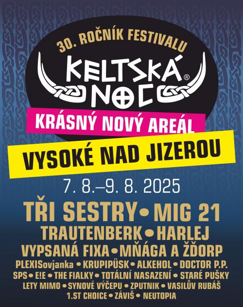 KELTSKÁ NOC - 7.-9.8.2025 - 30. ročník