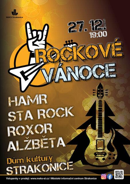 ROCKOVÉ VÁNOCE - 27.12.2025 - HAMR, ROXOR, ALŽBĚTA, STA ROCK