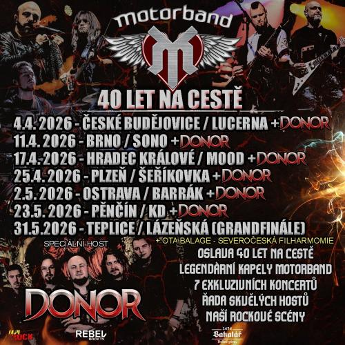 MOTORBAND TOUR 40 LET