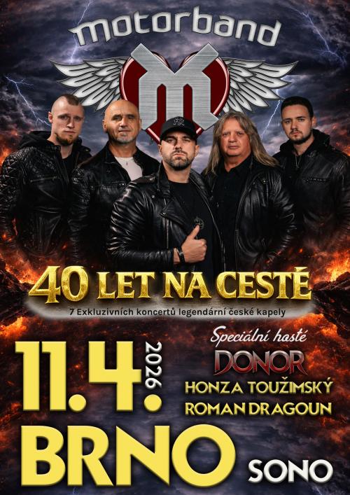 MOTORBAND TOUR 40 LET NA CESTĚ - 11.4.2026