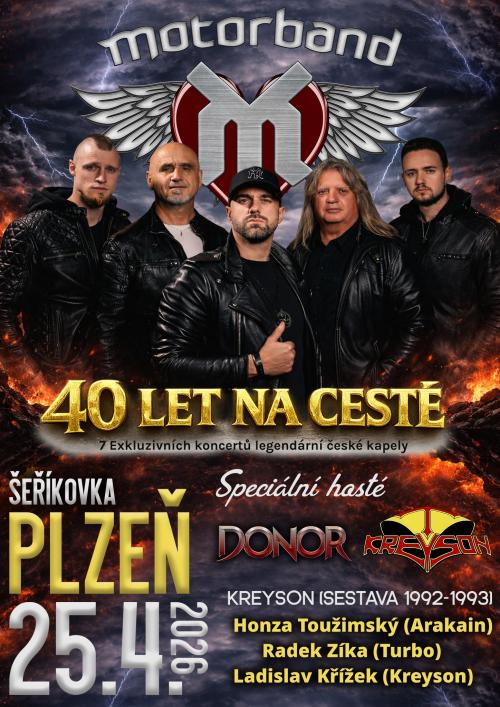 MOTORBAND TOUR 40 LET NA CESTĚ - 25.4.2026