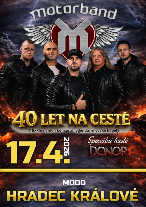 MOTORBAND TOUR 40 LET NA CESTĚ - 17.4.2026