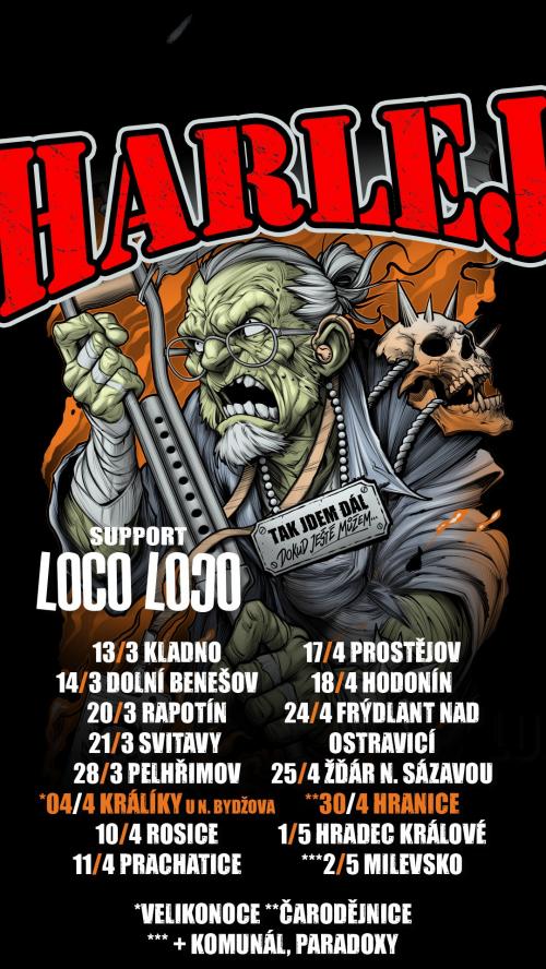 TOUR HARLEJ JARO - 2026