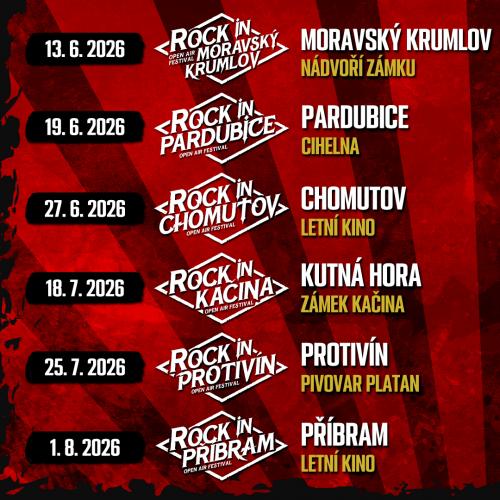 ROCK IN od 13.6. do 1.8.2026
