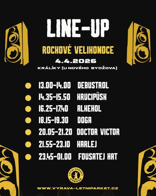 ROCKOVÉ VELIKONOCE -  4.4.2026