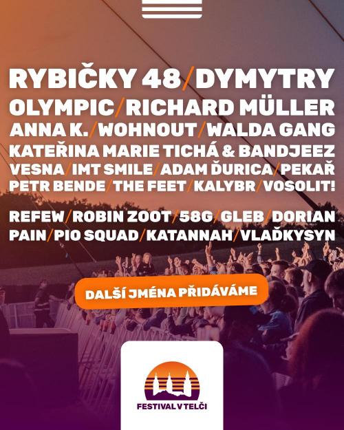 FESTIVAL V TELČI - 19. a 20.6.2026