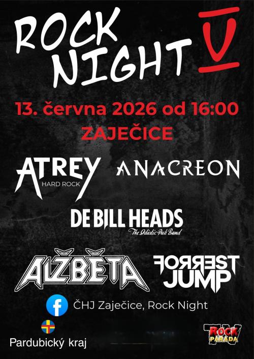 ZAJEČICE ROCK NIGHT - 13.6.2026