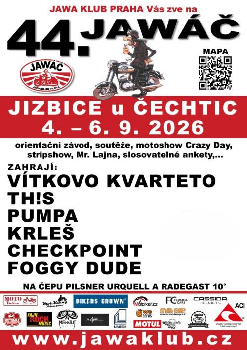 MOTO SRAZ JAWÁČ - 4.-6.9.2026