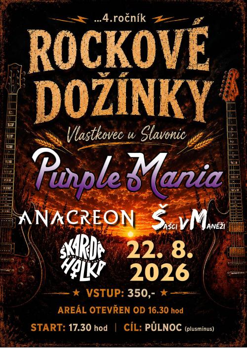 ROCKOVÉ DOŽÍNKY - 22.8.2026