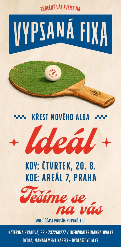 VYPSANÁ FIXA - křest nového alba - 20.8.2026