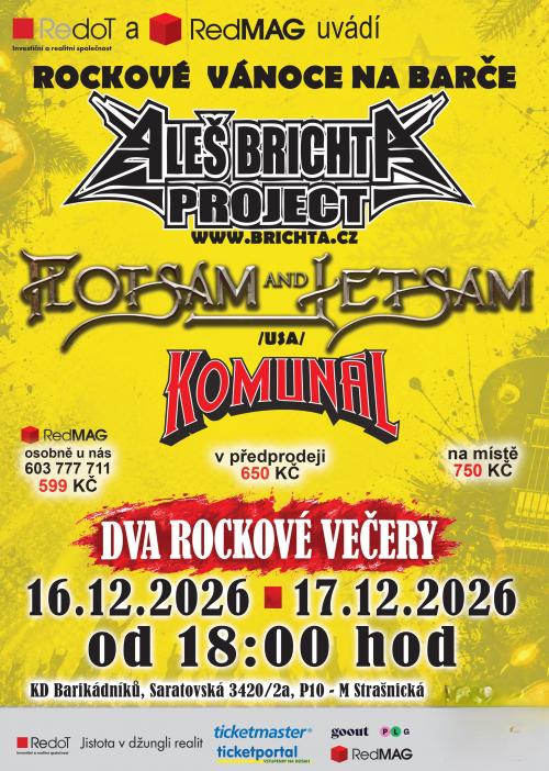 ROCKOVÉ VÁNOCE - 16. a 17.12.2026
