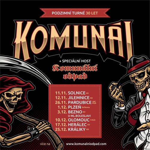 KOMUNÁL TOUR 30. LET - od 11.11. do 25.12.2022