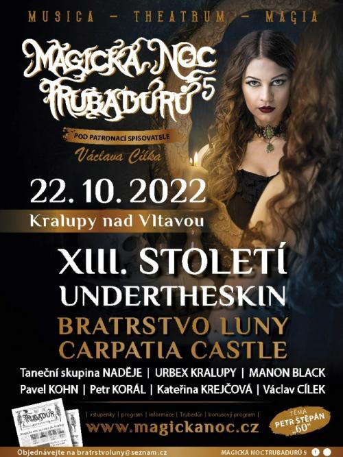 MAGICKÁ NOC TRUBADÚRŮ - 22.10.2022  