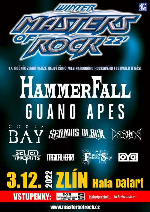 ZIMNÍ MASTERS OF ROCK - 3.12.2022