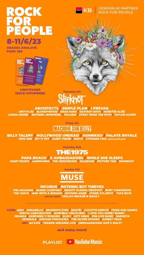 ROCK FOR PEOPLE - 8.-11.6.2023