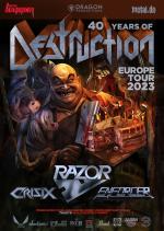 DESTRUCTION - 40.LET - EUROPE TOUR