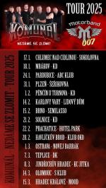 KOMUNÁL & MOTORBAND TOUR - od 17.1. do 15.3.2025