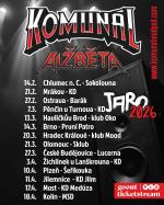 KOMUNÁL + ALŽBĚTA TOUR - od 14.2. do 18.4.2026