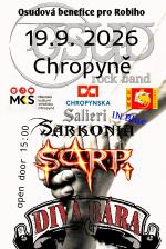 BENEFICE PRO ROBIHO - 19.9.2026 - OSUD, DIVÁ BÁRA, SCARP, SALIERI, SARKONIA