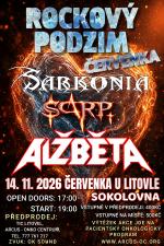 ROCKOVÝ PODZIM - 14.11.2026 - ALŽBĚTA, SCARP, SARKONIA