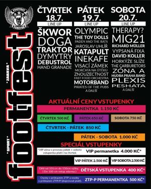 FOOTFEST - další letní super fesťák